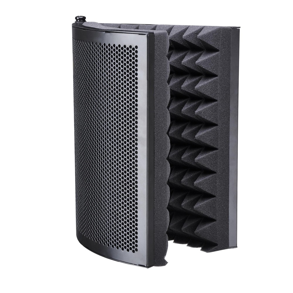 2 Fold Microphone Isolation Shield Video Studio Recording Absorber Foam Panel