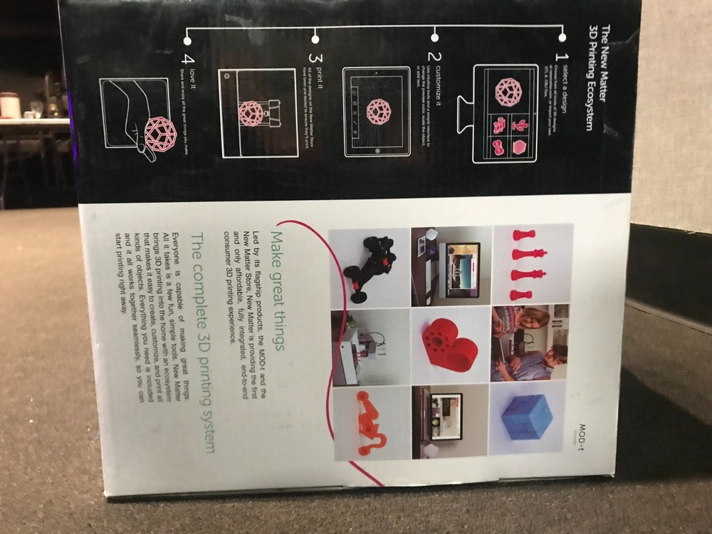 MOD-T 3D Printer plus four filaments