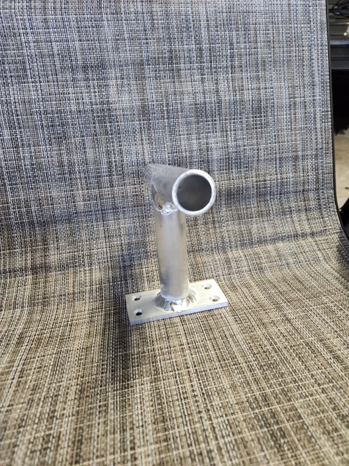 Aluminum Shallow Water Anchor Mount Bracket 1" 1.25" Straight Angled Curved