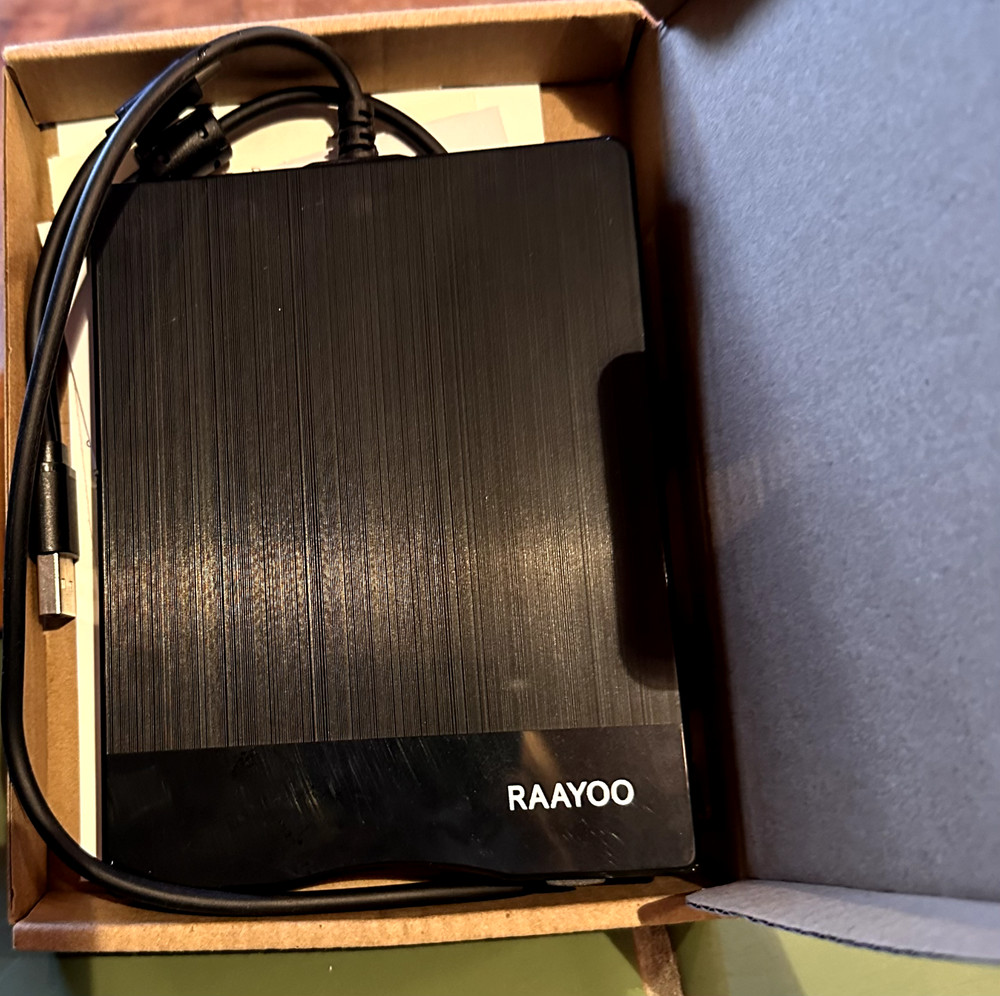 RAAYOO Floppy Disk Reader USB Floppy Disk Drive/Player External 3.5