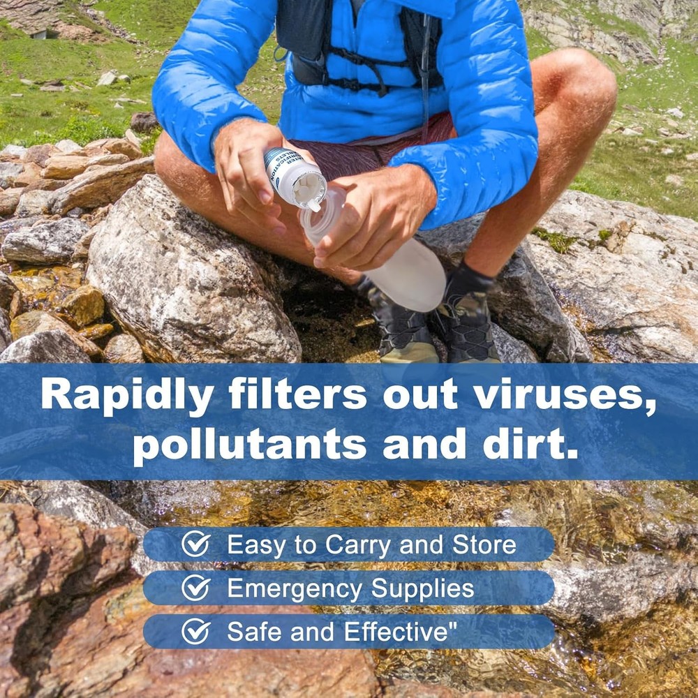 Water Tablets Purification for Drinking (100 Count) - Water Filtration System Su