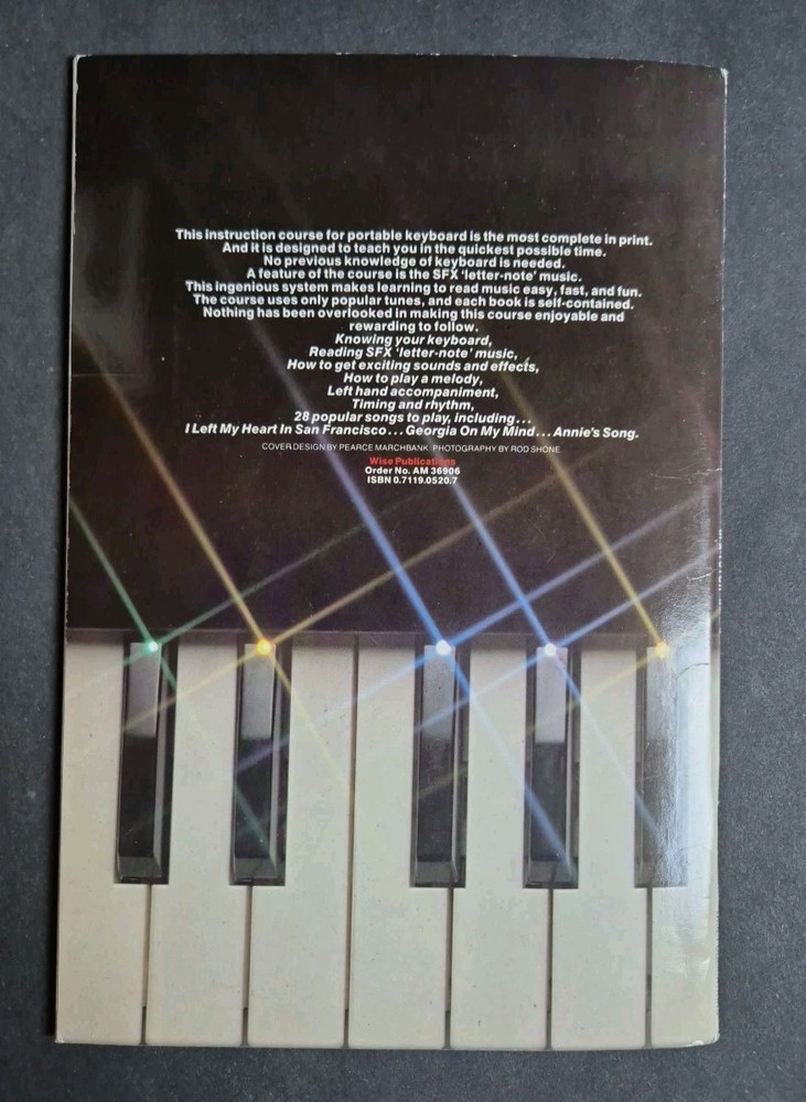 Start Playing Keyboard The SFX Tutor - Sheet Music Book