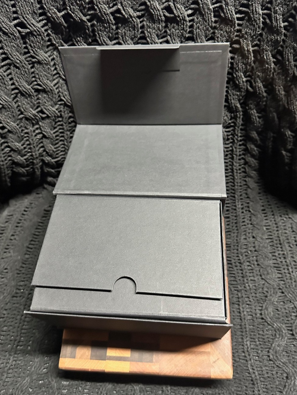 NEW - YSL Saint Laurent - Empty Gift Box - 7" x 4" x 4.5" - Black