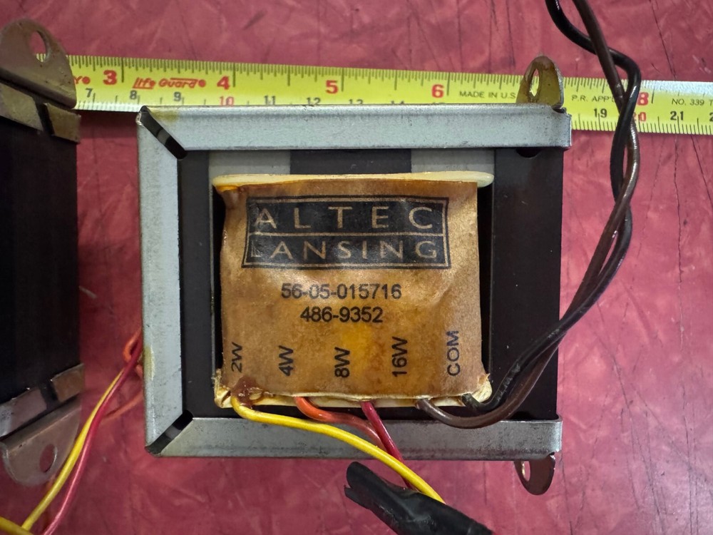 altec lansing transformer50-05-015716 pair