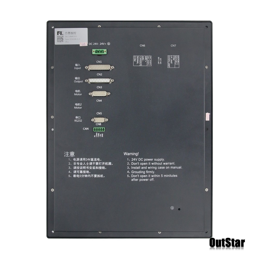 F2300B 2-Axis CNC Motion Controller + 1521 Remote Control with Connection Cable
