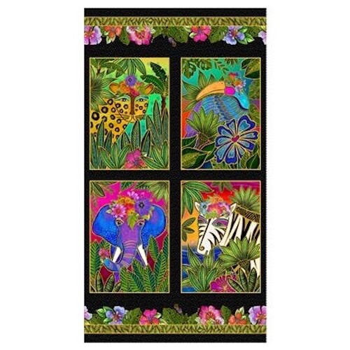 Laurel Burch ****EARTH SONG**** PANEL  24"X44