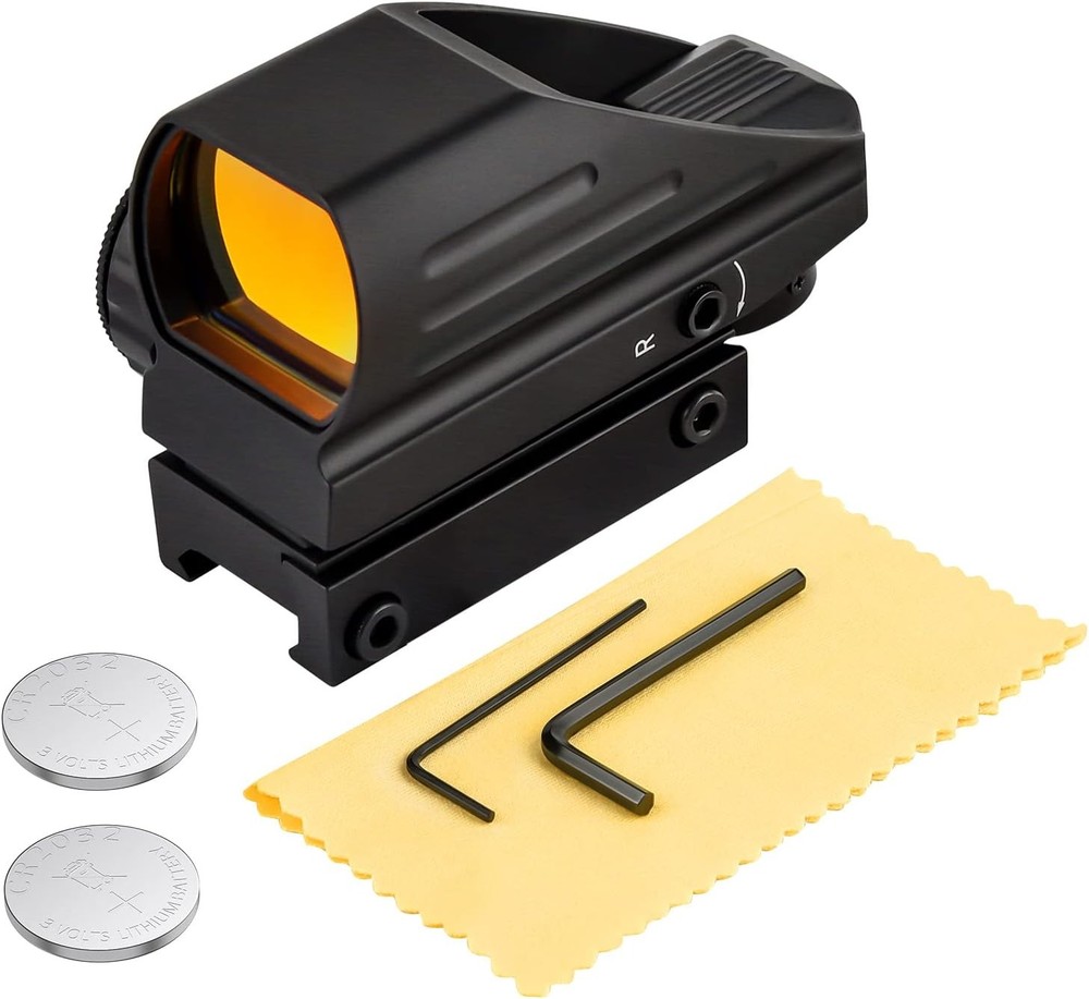 EZshoot Reflex Sight with 4 Reticles Red Dot Sight, Holographic