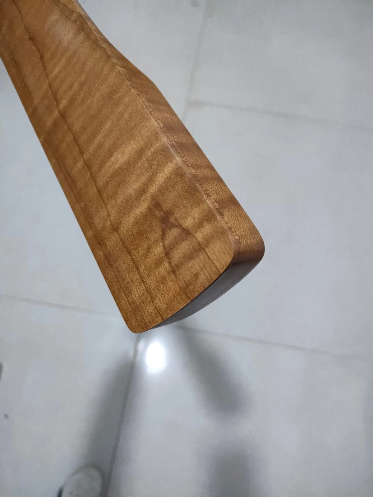 Roasted Flame Maple Fretless BASS Bass guitar neck 20 fret 34inch Replacement