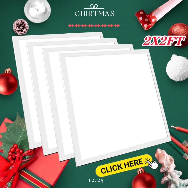 4-20PCS LED Flat Panel Troffer 2x2 FT 45W , Edge-Lit Drop Ceiling Lights, 5000K 