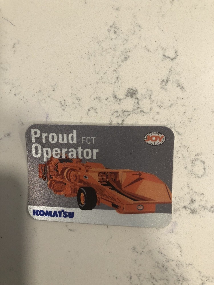 joy coal mining stickers