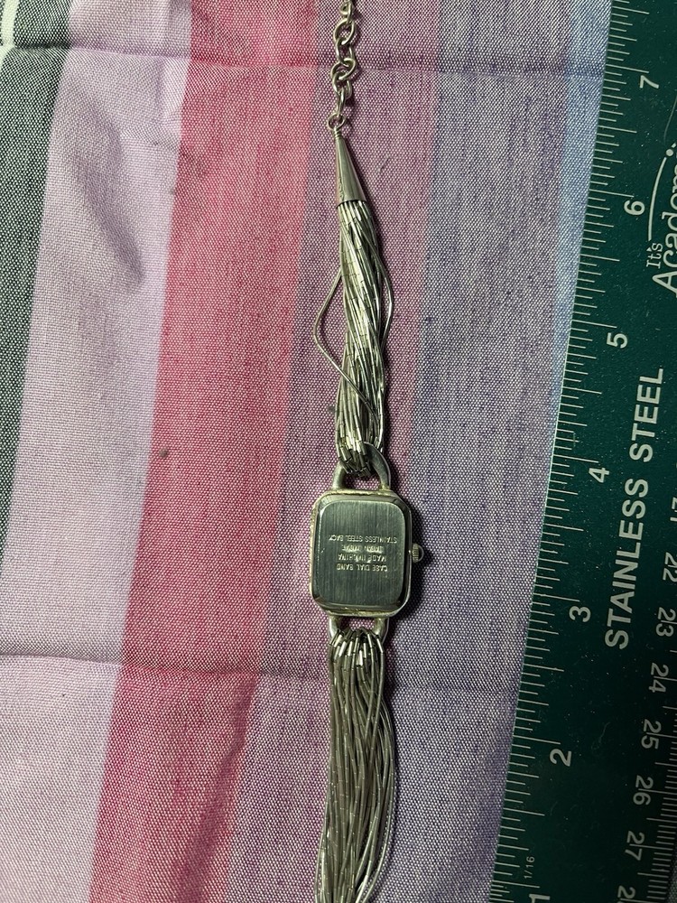 Liquid Silver Watch With Quartz Movement
