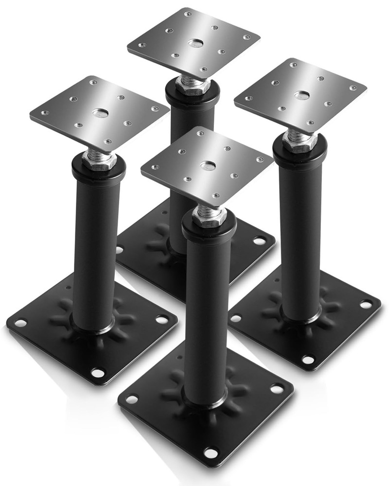 4 Pack House Floor Jacks, Adjustable Jack Post for Leveling, 13-16 Height