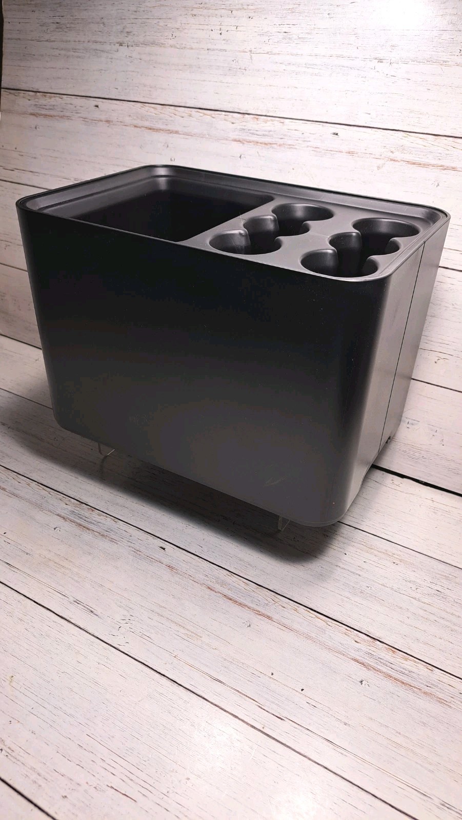 Black Umbrella Stand, Entryway Umbrella Organizer, Compact and Efficient with...