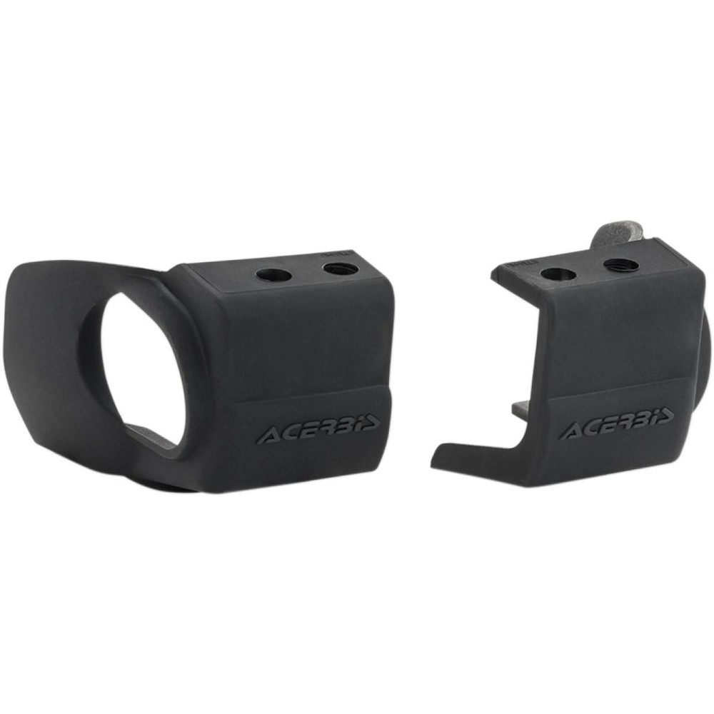 Acerbis 2726610001 Fork Shoe Covers - Black Black