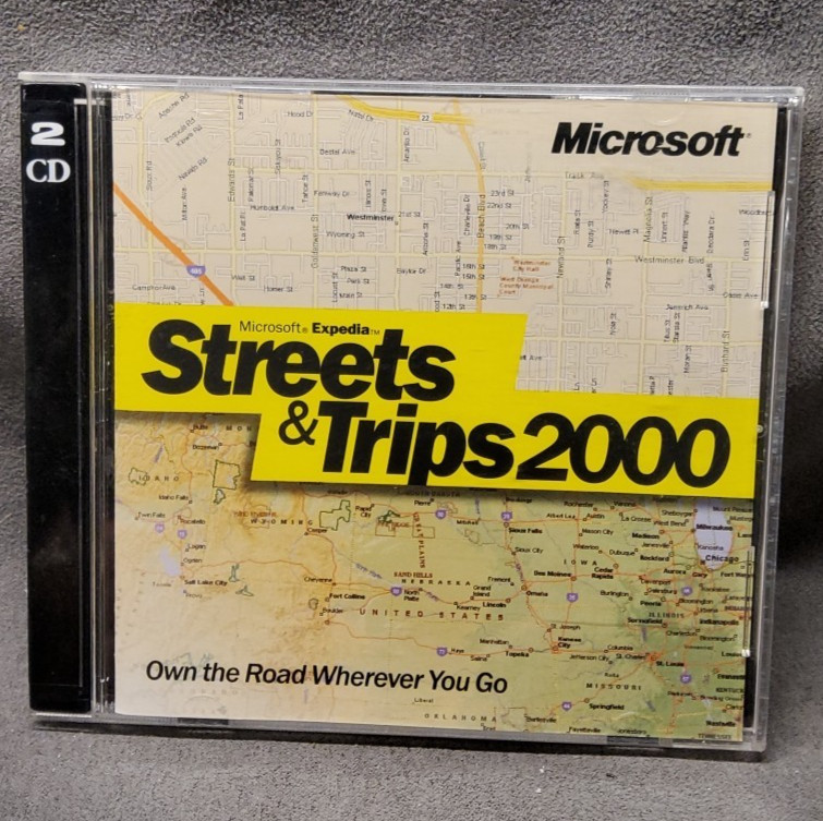 Microsoft Streets & Trips 2000 CD version