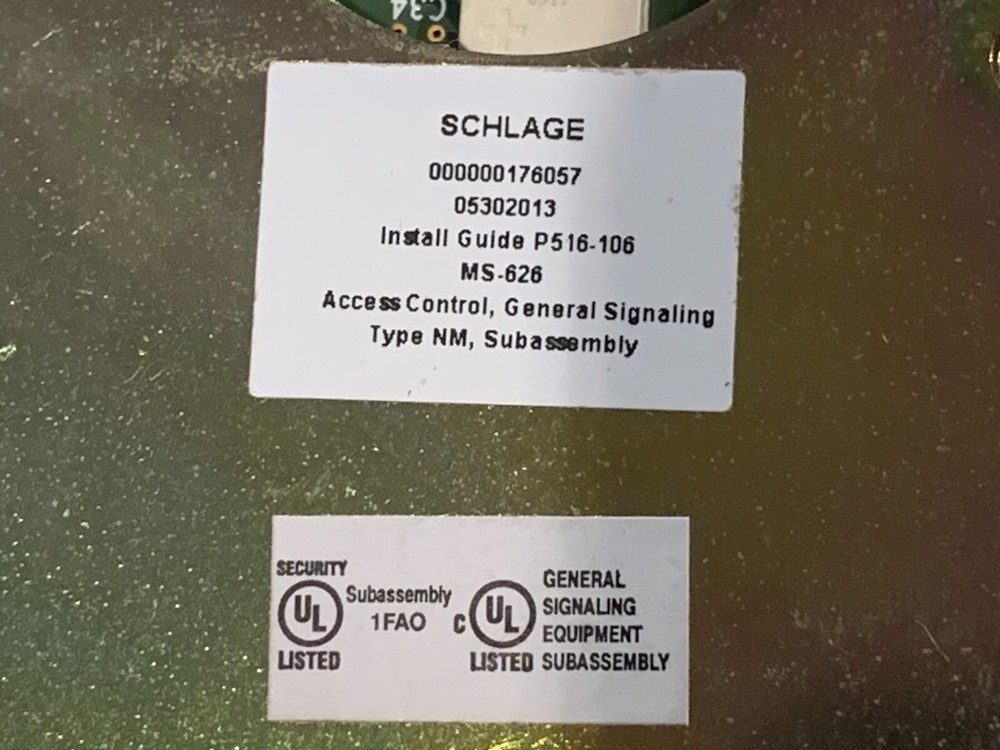 Schlage MS 626 MAG STRIPE READER - NIB