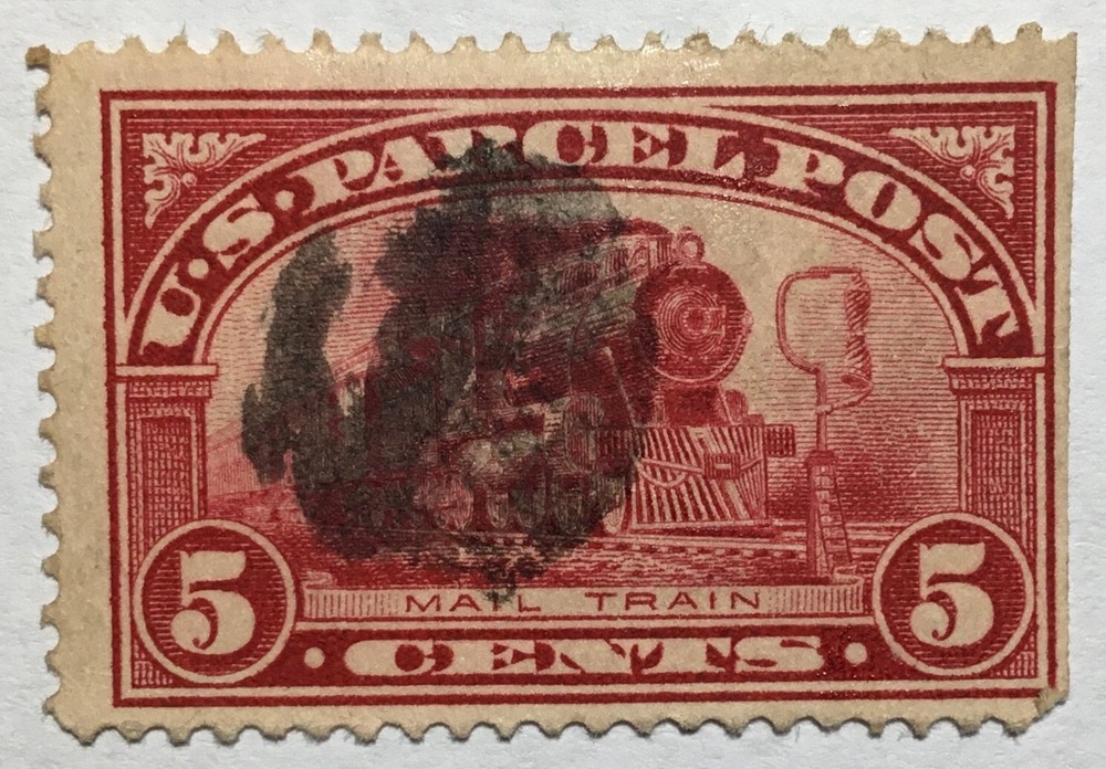 US Scott #Q5 Mail Train 5 Cent Used   AA239