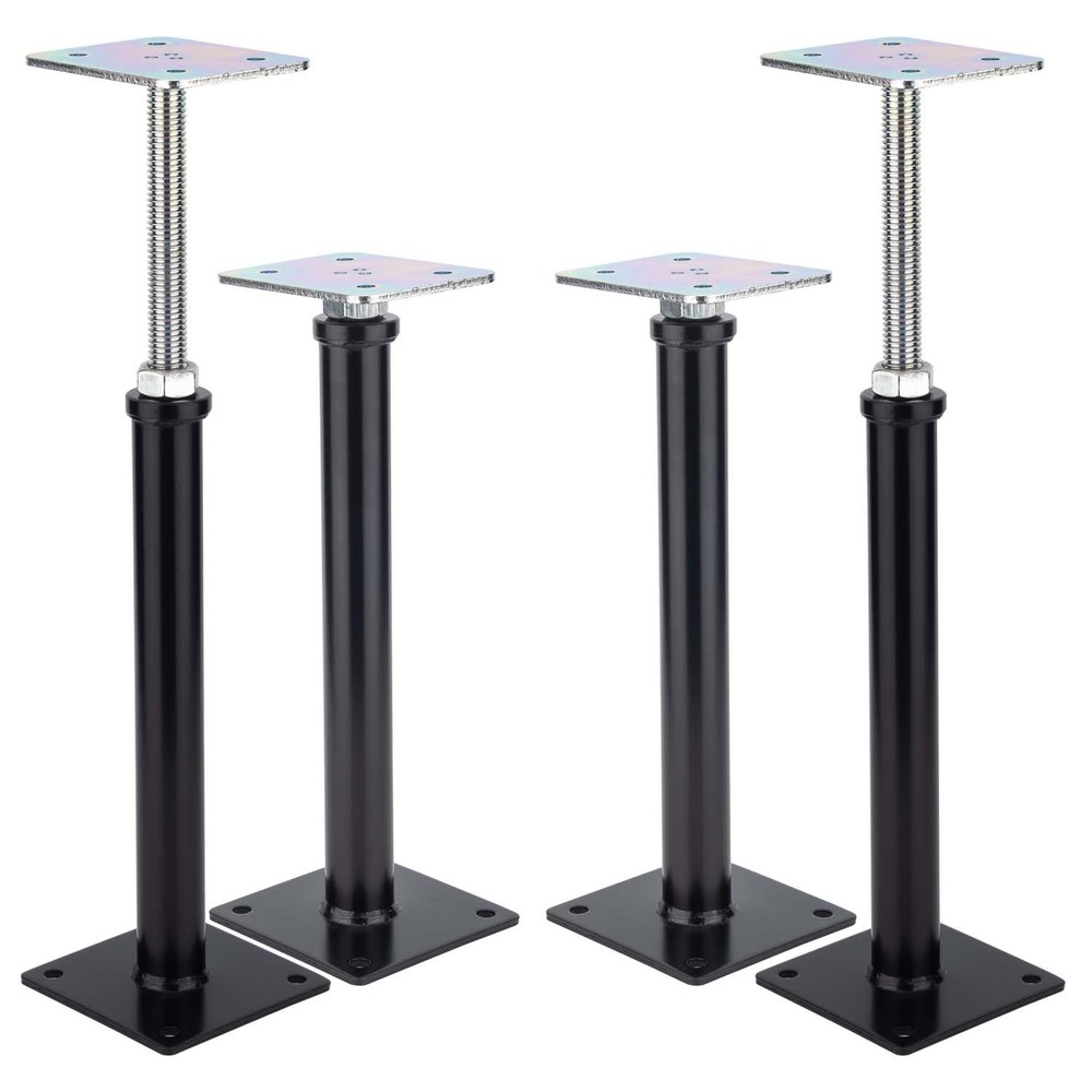 4 Pack Adjustable Floor Jack,Mini Screw Jack,Telescoping Jack for Temporary Supp