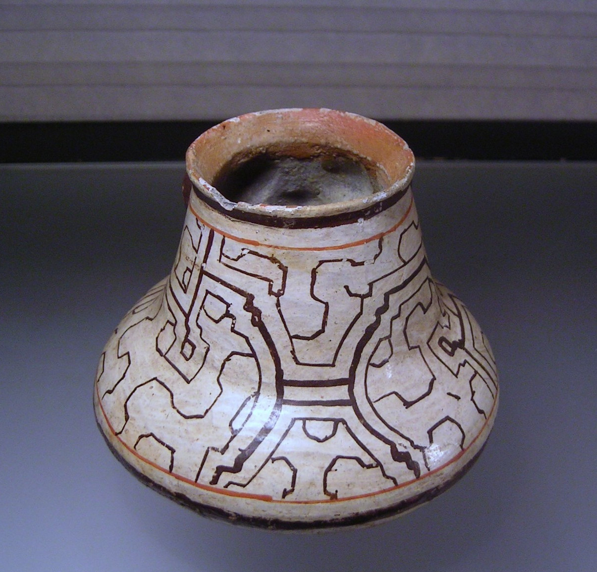 Vintage Shipibo Conibo Pottery Peruvian Effigy Water Vessel