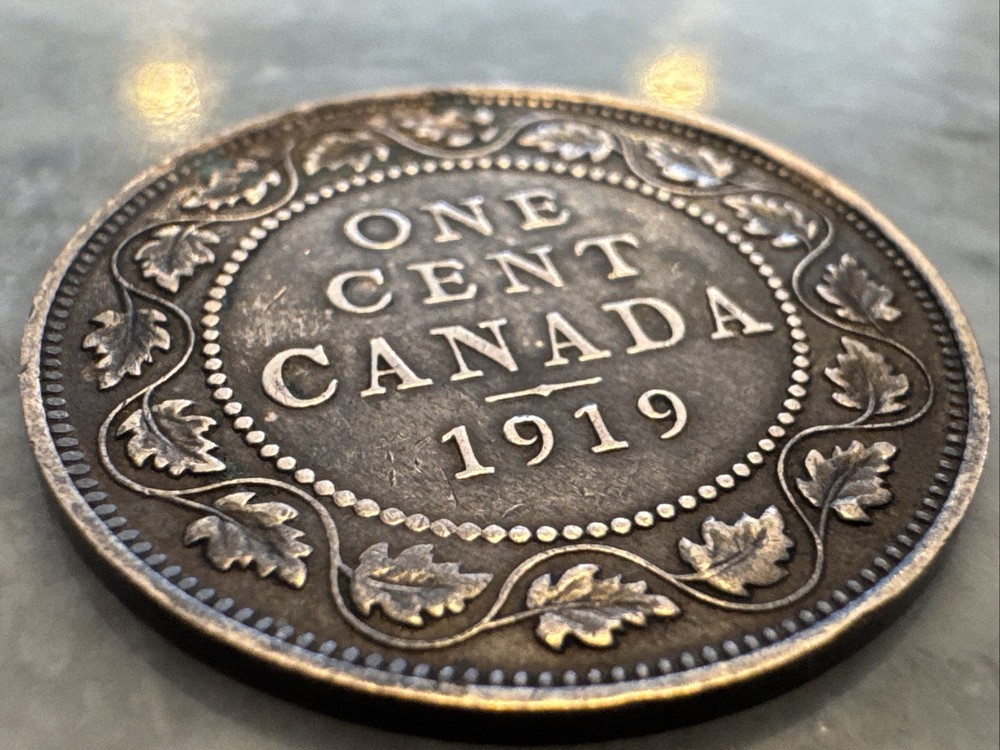 1919 Canada One Cent Coin