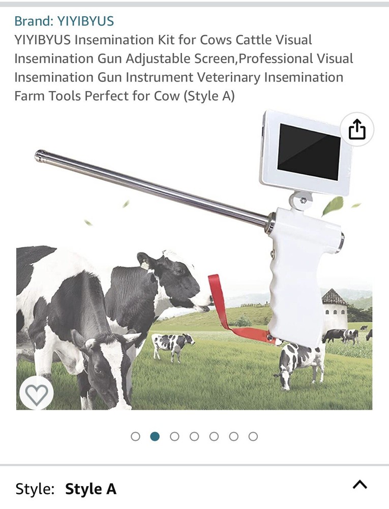 artificial insemination cattle Camera kit