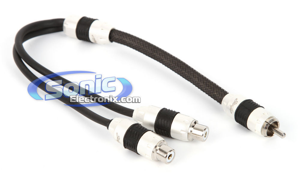 Stinger SI82YF 2-Channel 8000 Series RCA Y-Adapter Cable