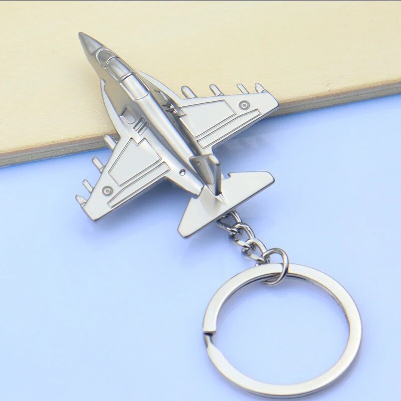 M-346 Master Military Airplane Keychain
