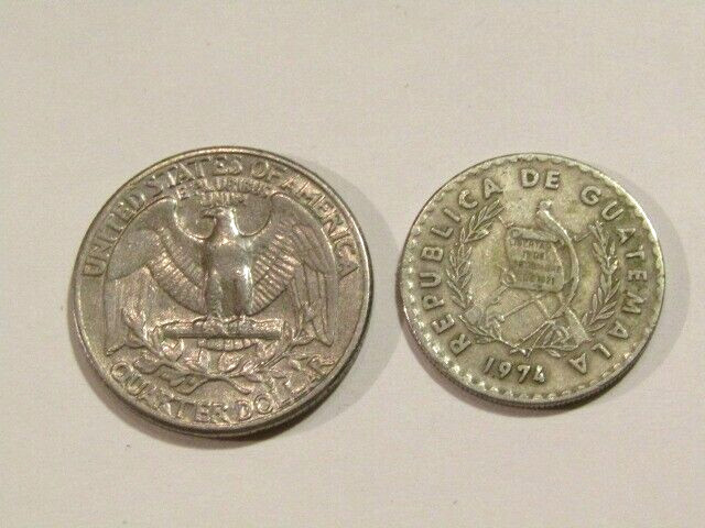 Guatemala 1974 10 Centavos Coin