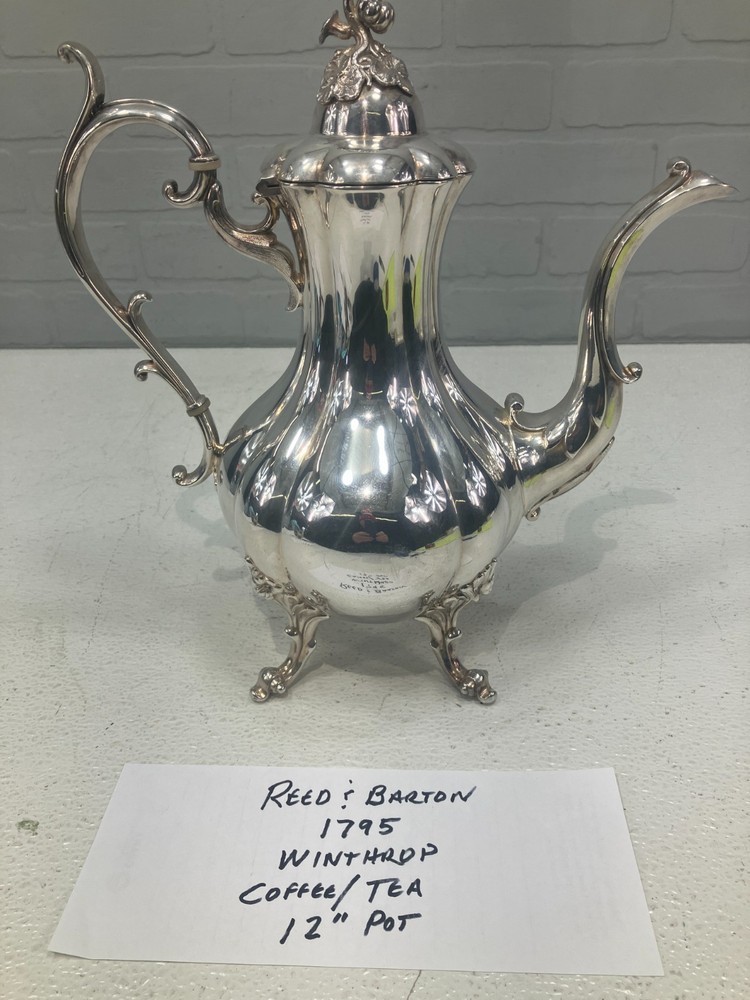 SILVER PLATE COFFEE/TEA POT