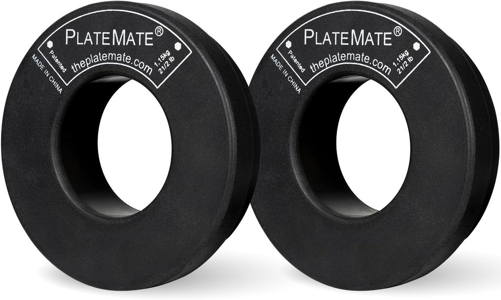 High-Quality 2.5lb Magnetic Donut Weights - 5lb Set, Smart Microloading
