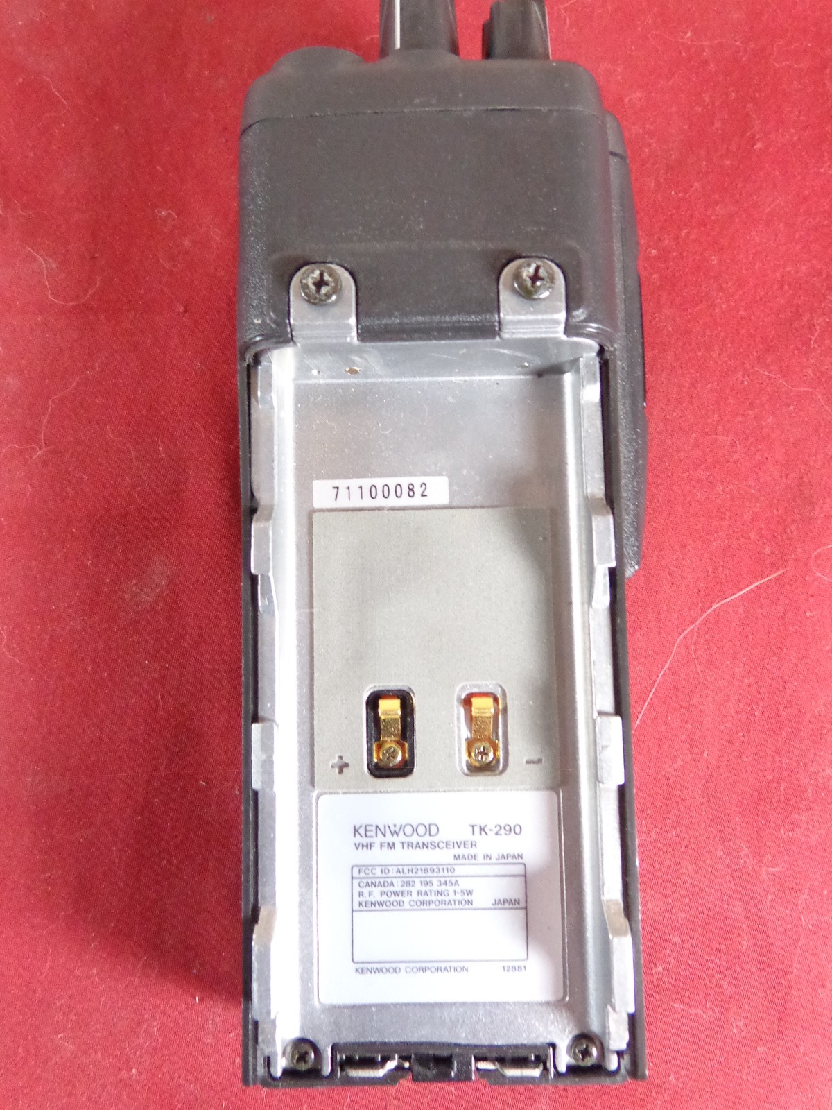 Kenwood TK-290 TK290 VHF Radio 136-174 MHz 160 Ch w/ Charger/Antenna FREE SHIP