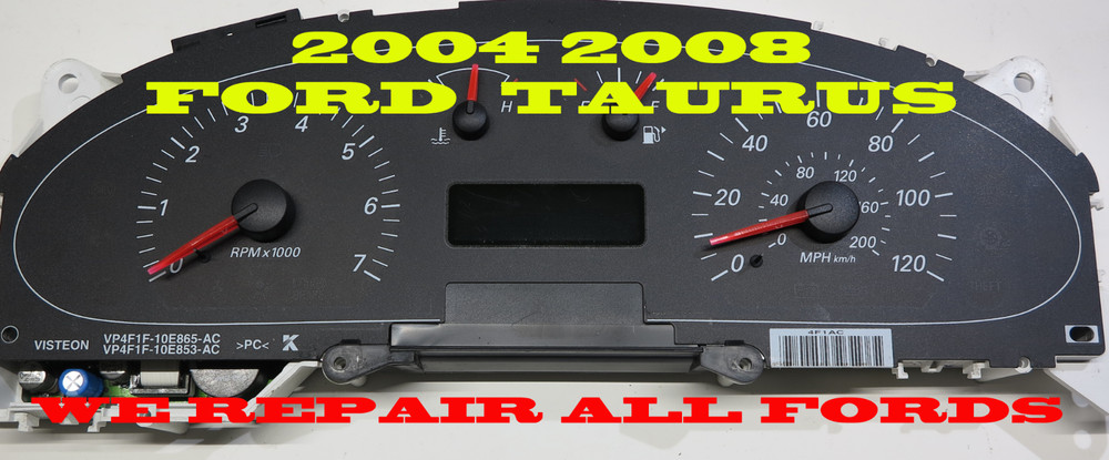 1994 04 FORD MUSTANG TAURUS 4 GAUGES CLUSTER SOFTWARE & ODOMETER CALIBRATION