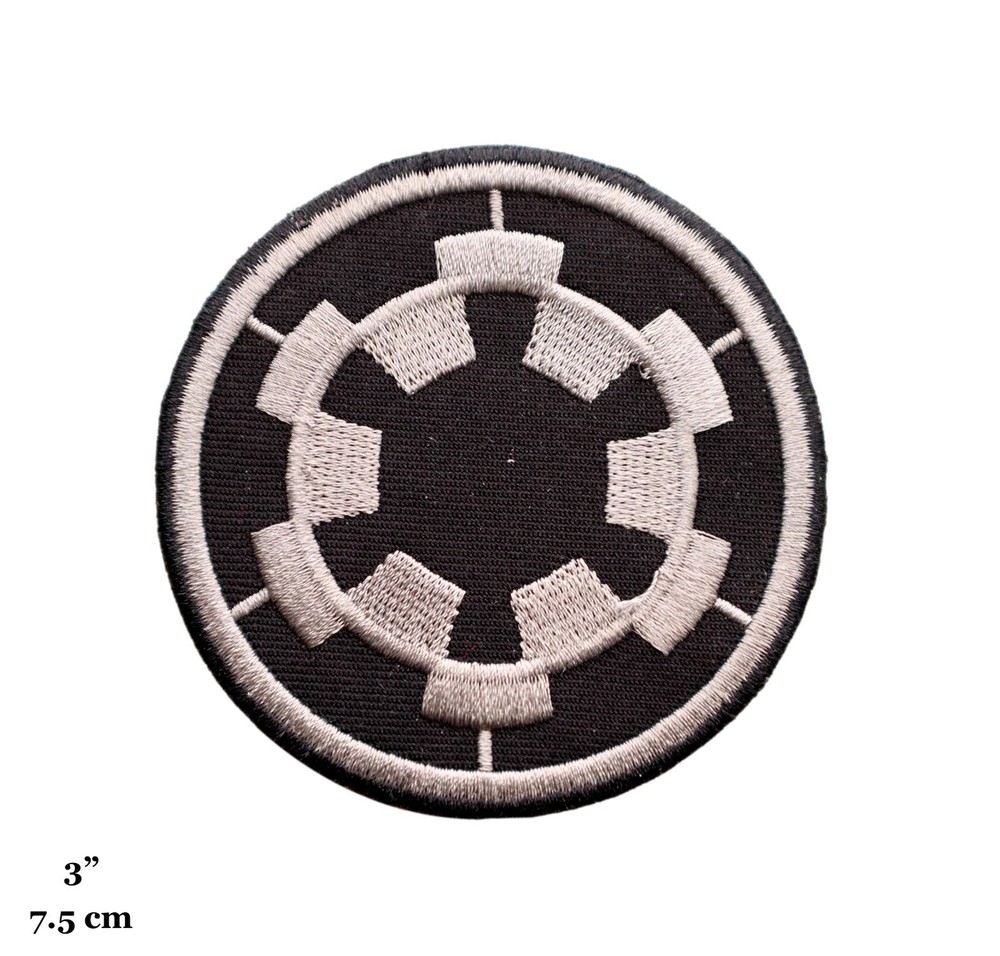 Star Wars Galactic Empire Logo Embroidered Iron On Patch