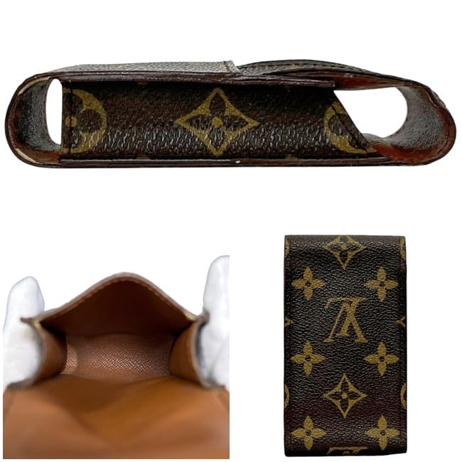 Louis Vuitton Etui Cigarette Case, Brown Monogram M63024, Small Item Case,