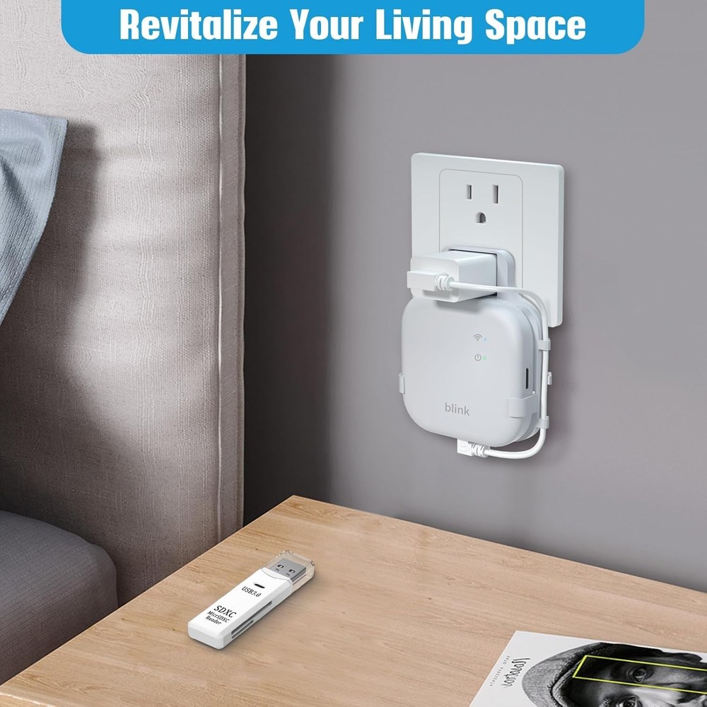 256GB Micro SD Card & Outlet Wall Mount for Blink Sync Module XR
