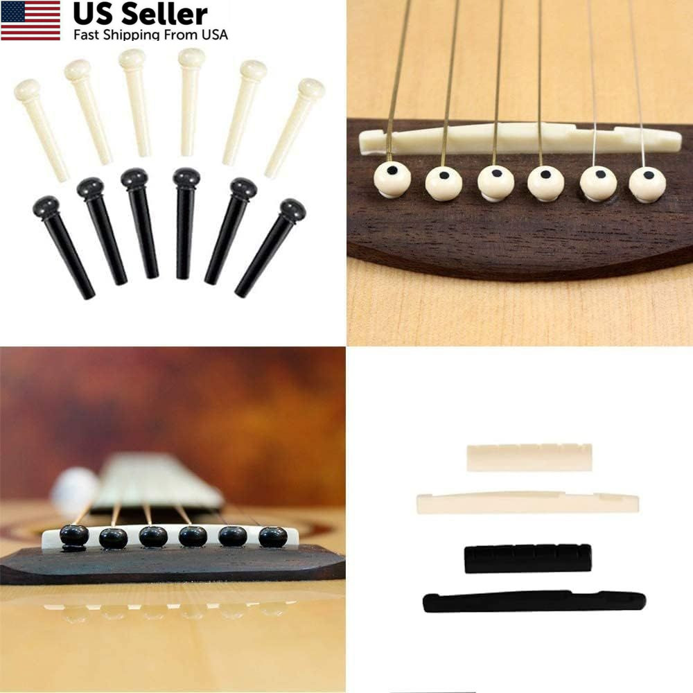 48pc Acoustic Guitar Accessories Kit Strings Picks Capo Tools FROM USA