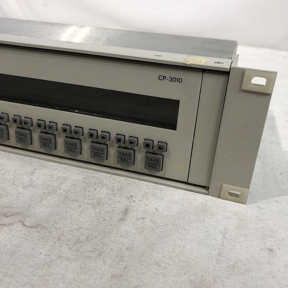 BTS Broadcast Television Systems CP-3000 & CP-3010 Control Panel~ Used