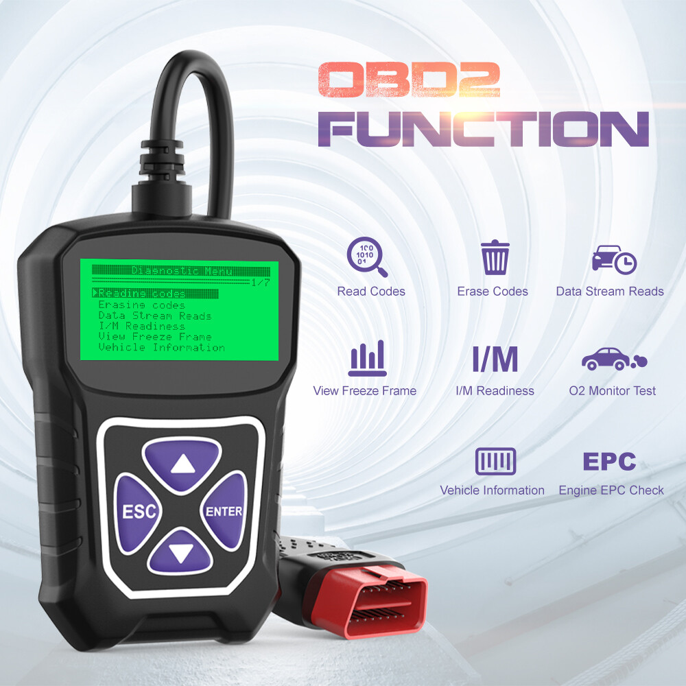 Car OBD2 Scanner Automotive Check Engine Fault Code Reader EOBD Diagnostic MT100
