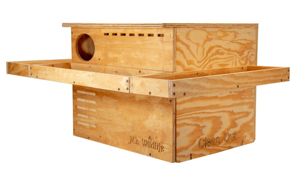 JCS Wildlife 3 Sided Platform Barn Owl Nesting Box