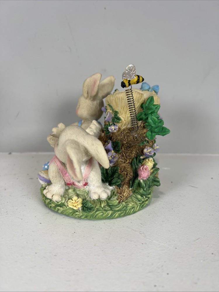 Vintage Easter Holiday Rabbits Egg Holder