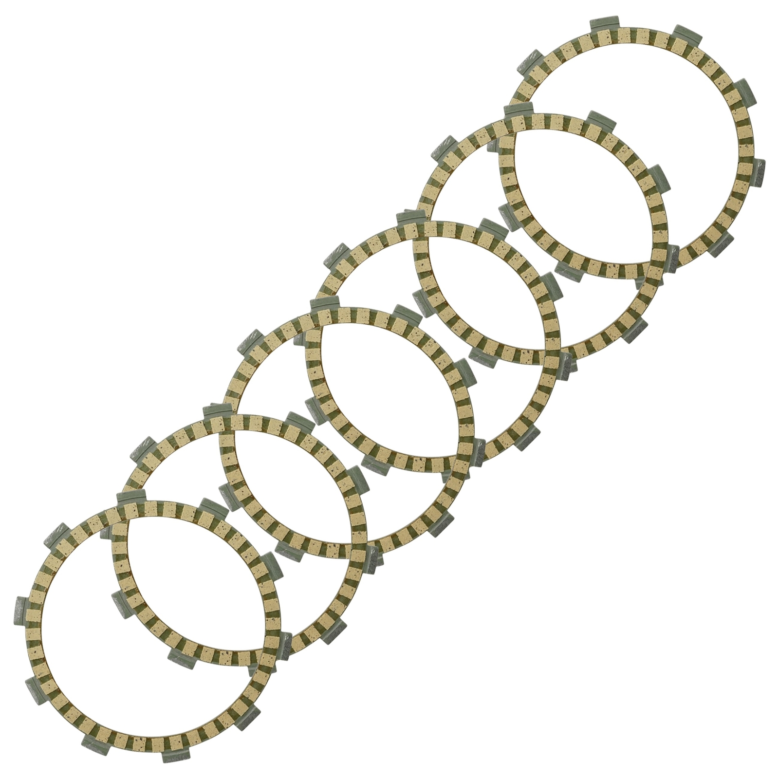Caltric 36X-16321-00 559-16321-01-00 Clutch Friction Plates kit for Yamaha Qty 6