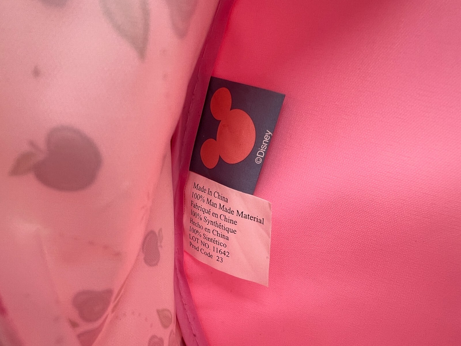 Disney Princess Girls Pink Tote Purse Carry On Adjustable Strap