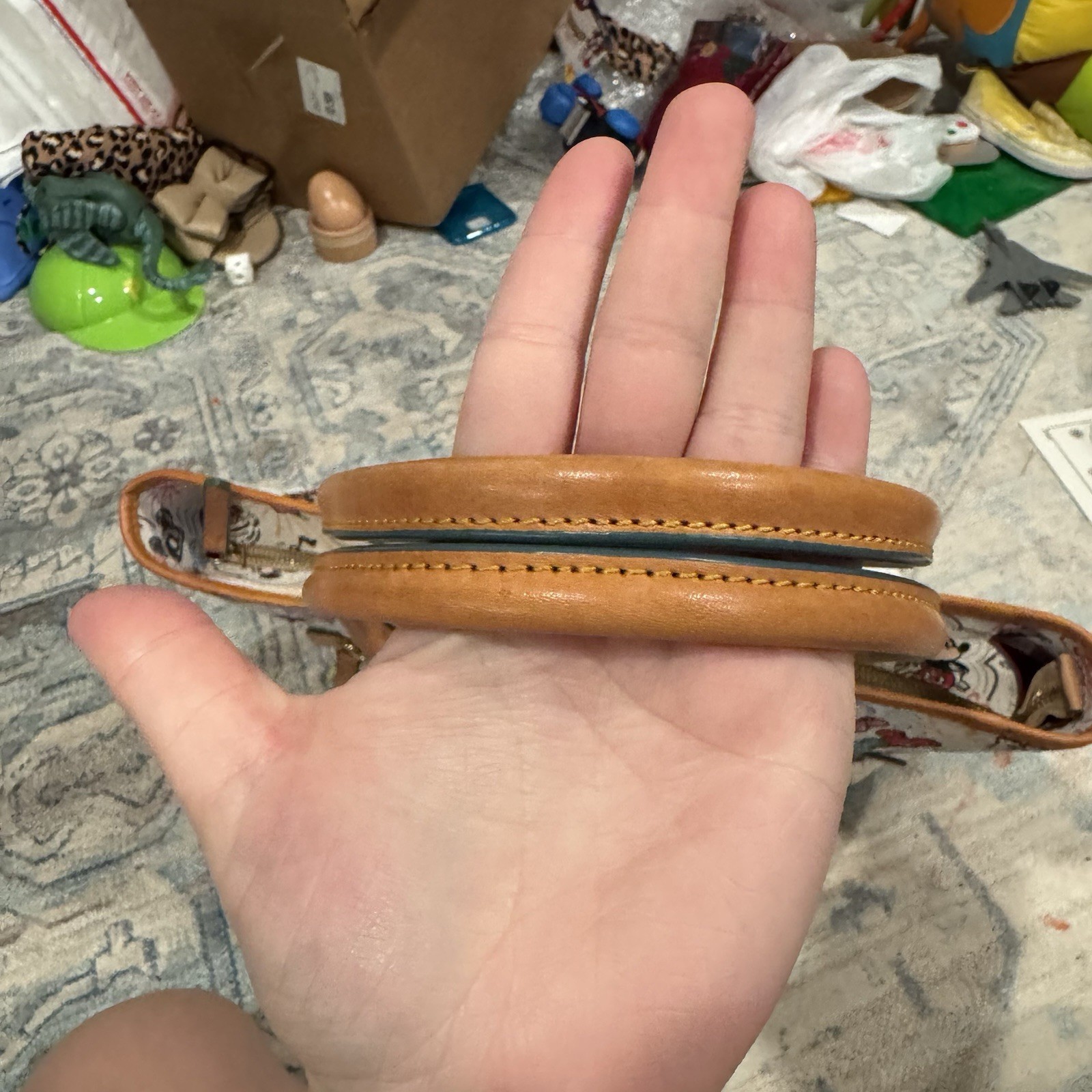 Dooney & Bourke Disney Sketch Mickey & Minnie Mouse Castle Handle Tote Bag Purse