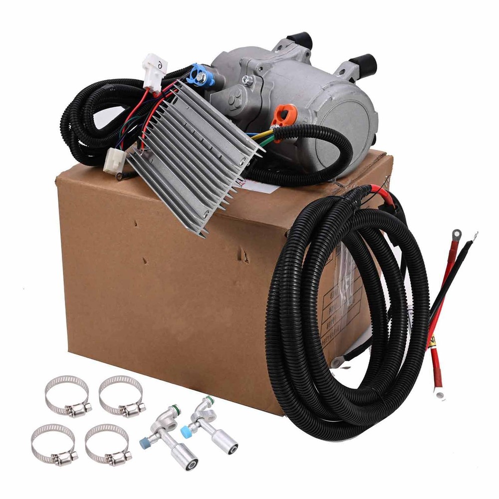 Universal DC 12V Electric Car Air Conditioner Compressor Kit A/C Control Panel