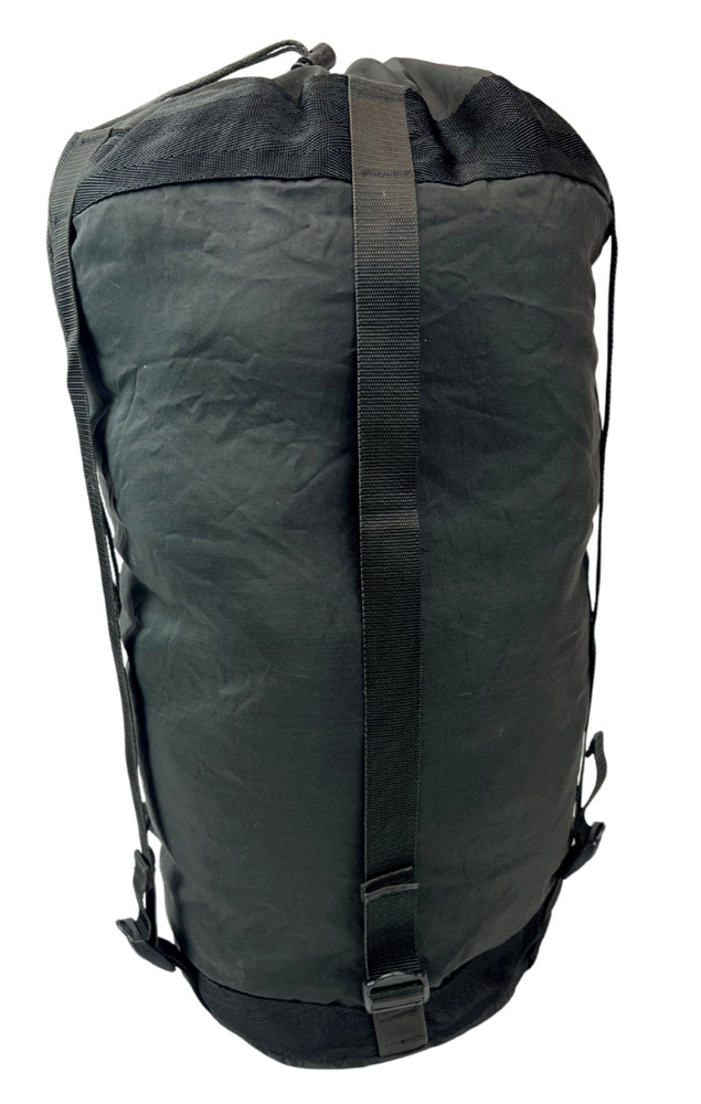 Black US Nylon 6-Strap Compression Stuff Sack – Used Good *mocinc.1982*