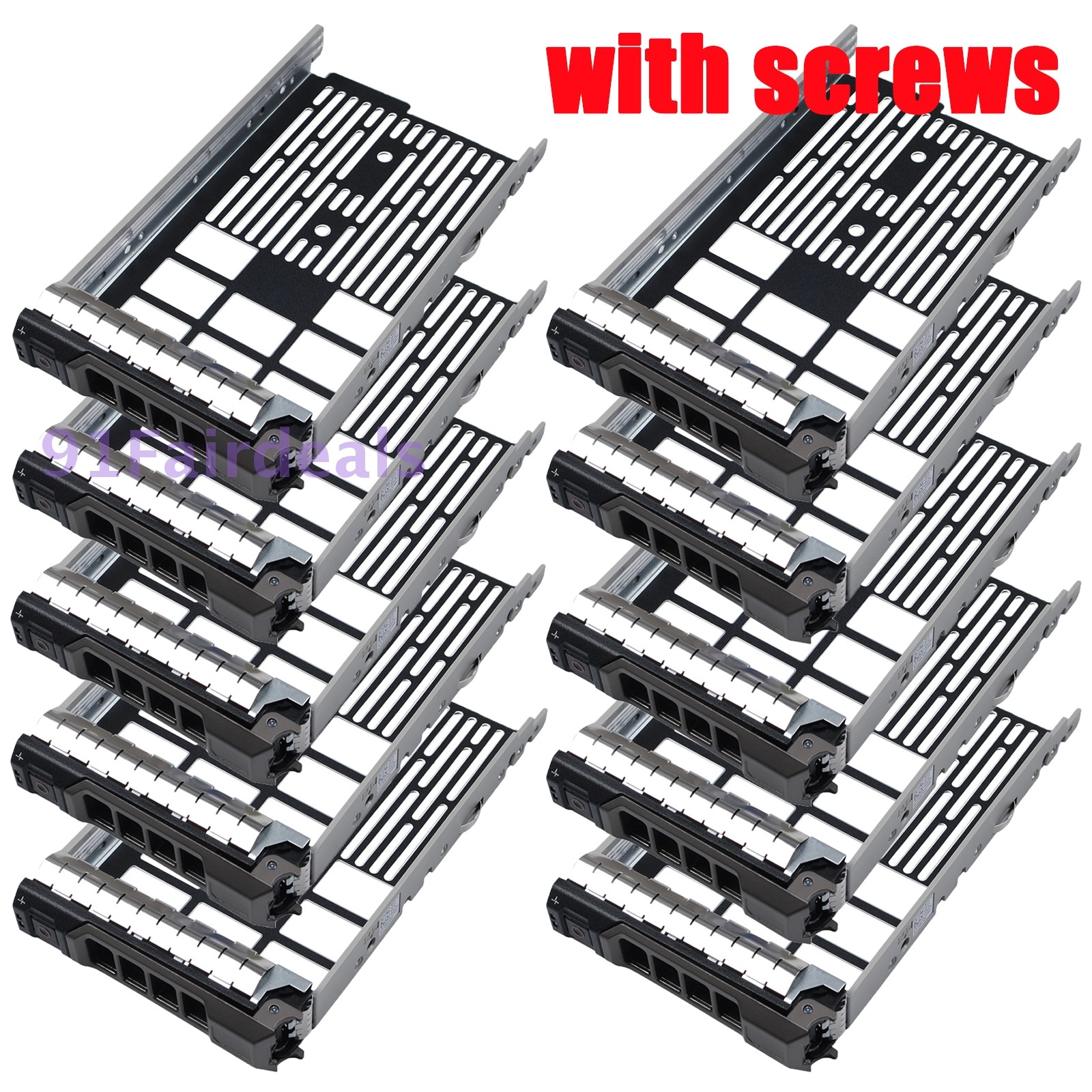 LOT 3.5" Hard Drive Tray Caddy For Dell PowerEdge T320 T410 T420 T610 T620 T710
