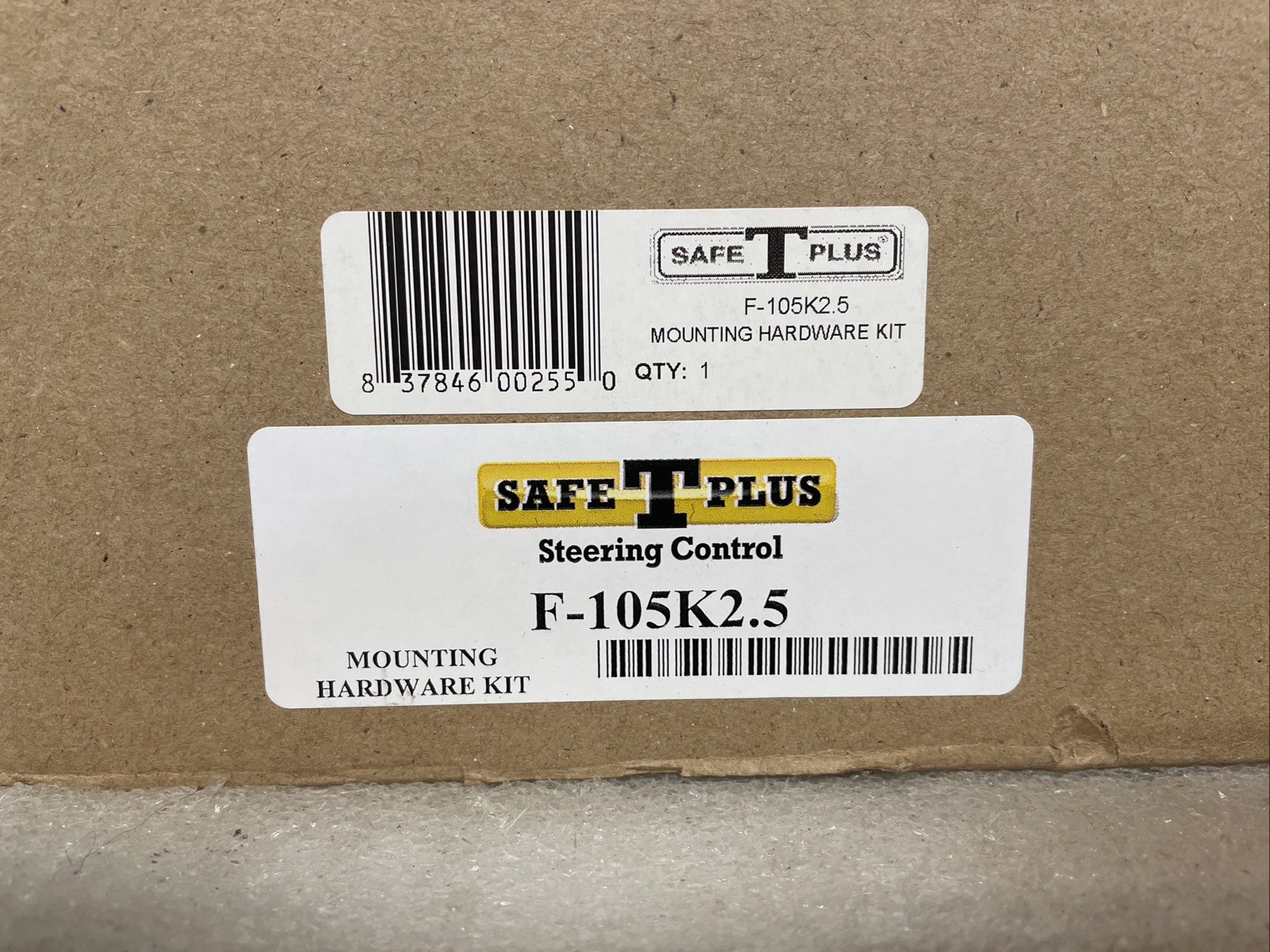 Safe-T-Plus F105K2.5 Steering Control Stabilizer Mounting Bracket Kit New