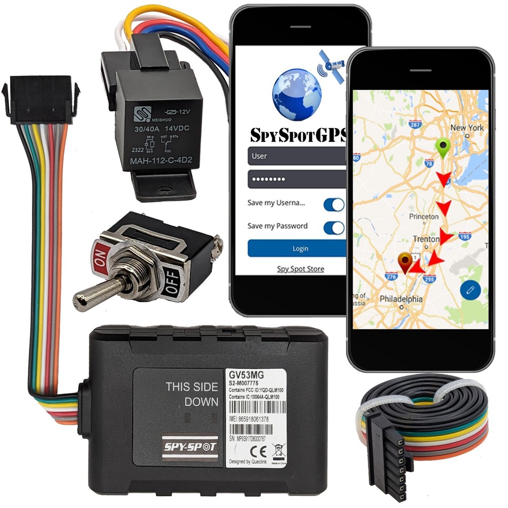 Spy Spot 4G Hard wire Tracker and Kill Switch Fleet Management Tracking Systems