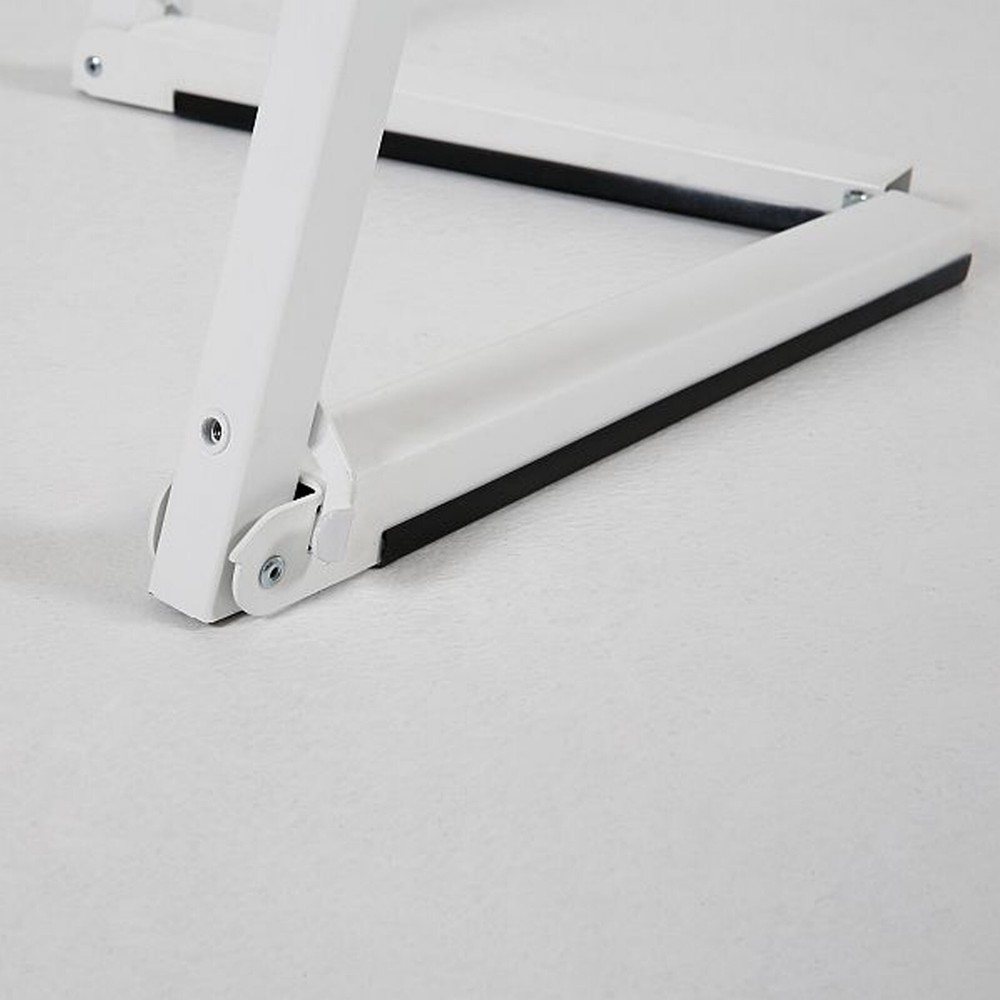 White Portable Easel 59 inch with 5 Different Height Adjustments