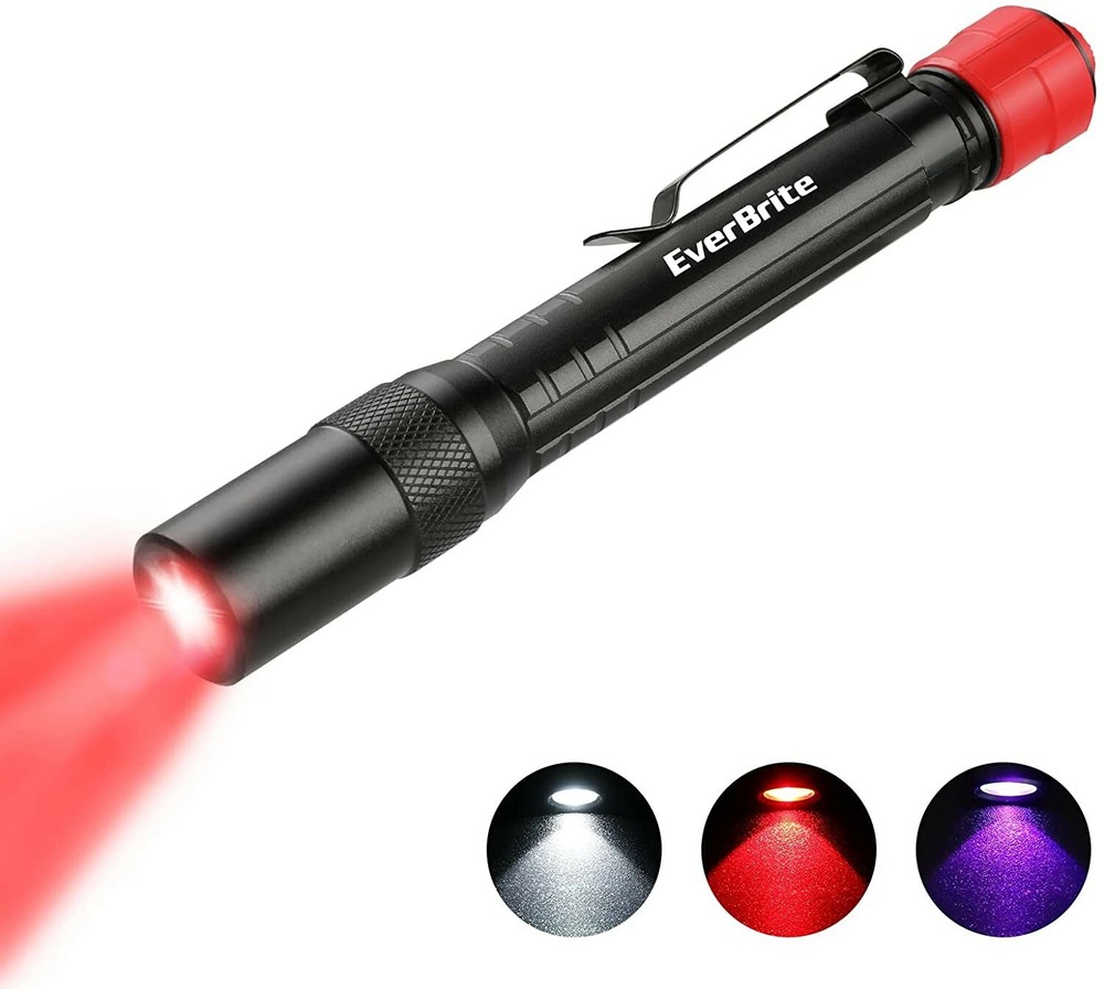 Multi-Function LED Pocket Pen Light 3 IN 1 LED Flashlight AAA Batteries Included